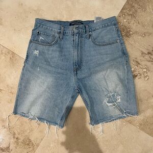 Calvin Klein Men's Blue Denim Shorts